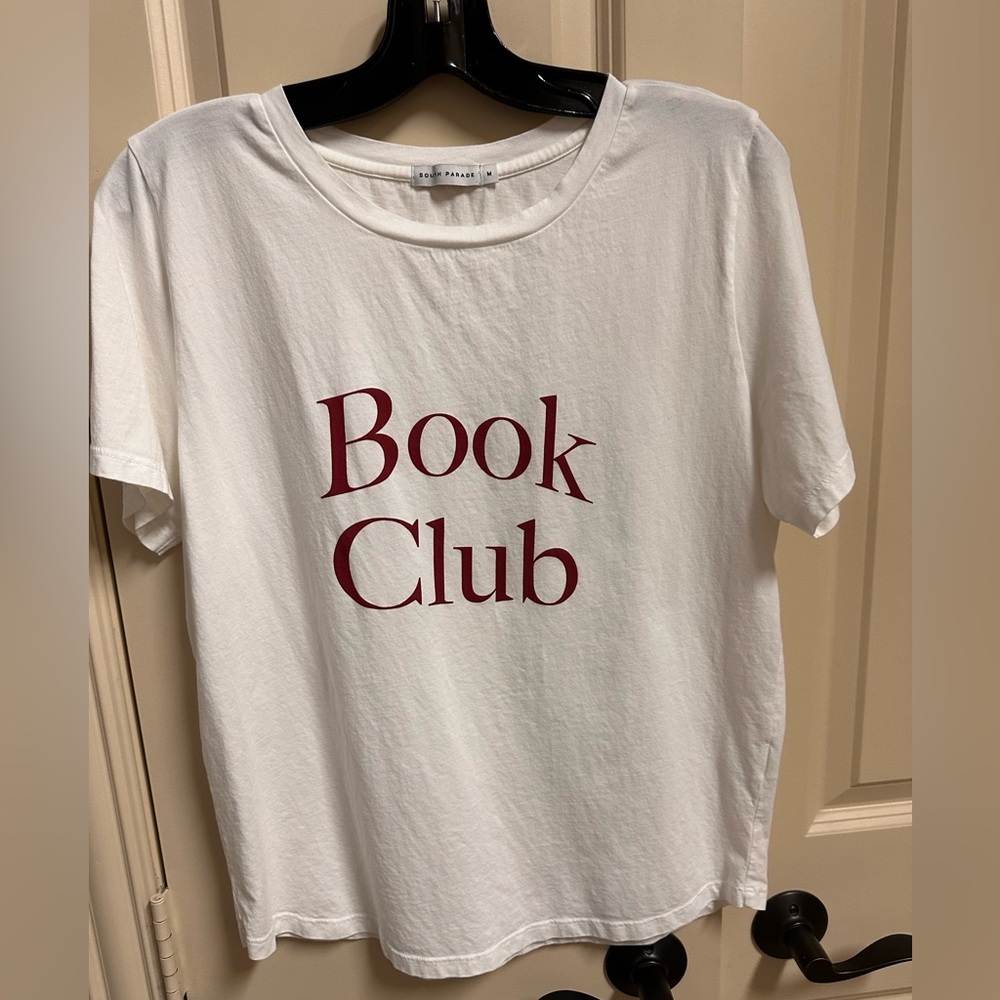 South Parade white graphic Tshirt size medium